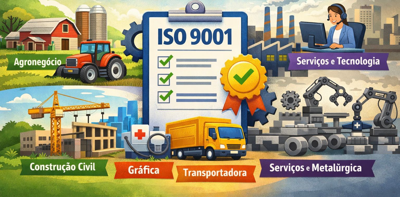 CERTIFICAÇÃO ISO 9001 PARA TODOS OS SETORES DA ECONOMIA
